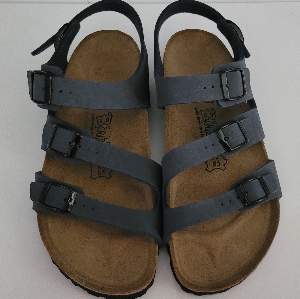 Birkis by birkenstock buckle ankle strap sandals